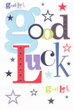 The spirit of encouragement leaps from this cheerful good luck card, reflecting the supportive community atmosphere of West Green. The lively arrangement of the phrase 'Good Luck' weaves oversized pastel-blue letters with playful reds, mossy greens, and deep purples, each character thoughtfully layered like the petals of a hand-tied bouquet designed by a local florist. Pops of navy, lilac, and lemony lime stars dance across a vivid white background, their scattered placement suggesting wishes cast out into the sky over Green Lanes. Even though the surface is smooth and finely printed, there's a hint of the tactile pleasure found in crisp, premium cardstock-its substantial feel in the palm reminiscent of the weight of genuine support. This card is meant for those embarking on fresh chapters-a first job in West Green, university send-offs, auditions, or sporting achievements-imbued with optimism and belief as steadfast and warm as the smiles exchanged on bustling local streets. The interplay of colour, typography, and starburst details create an atmosphere of possibility, transforming a simple card into a beacon of hope and encouragement ready to travel with someone into their next West Green adventure.